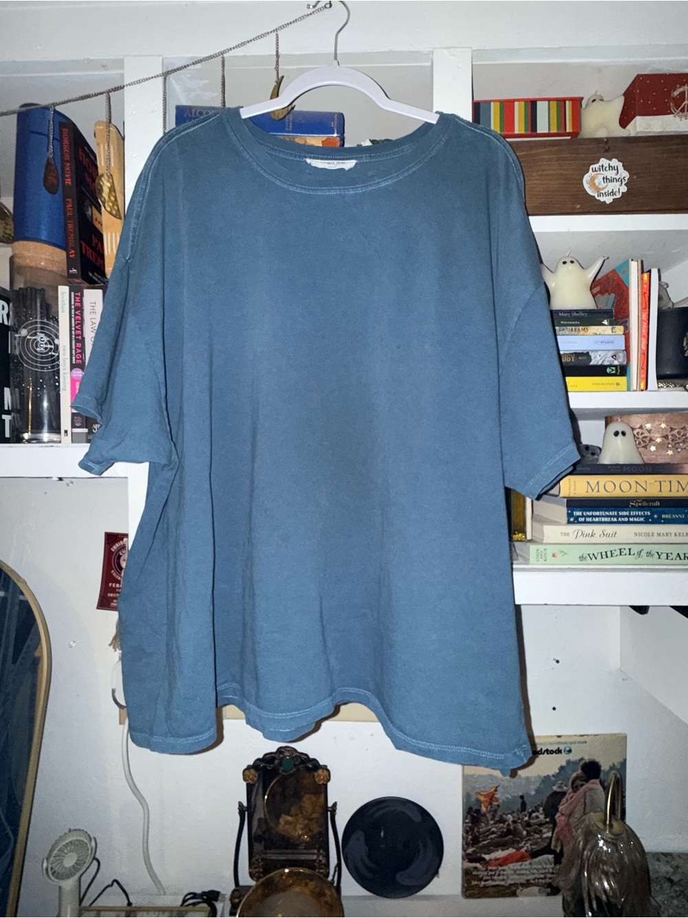 Double Zero Dusty Blue Crewneck Tee